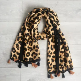 Jordan Camel Scarf by Leoni