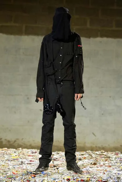 2002 Oversized Bondage Shirt with Buttoned Sides