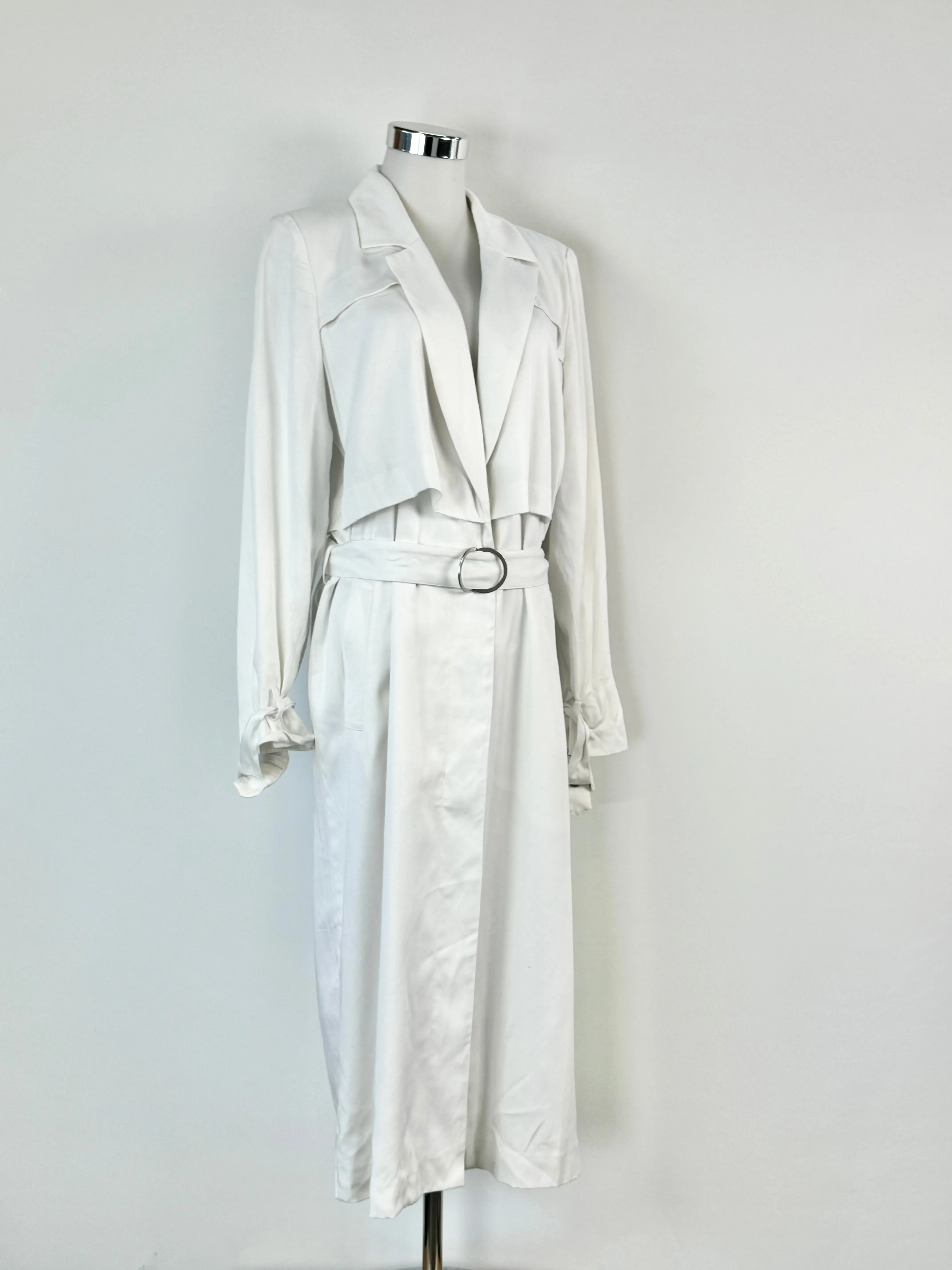 2NDDAY White Trench Coat NWT - AU8