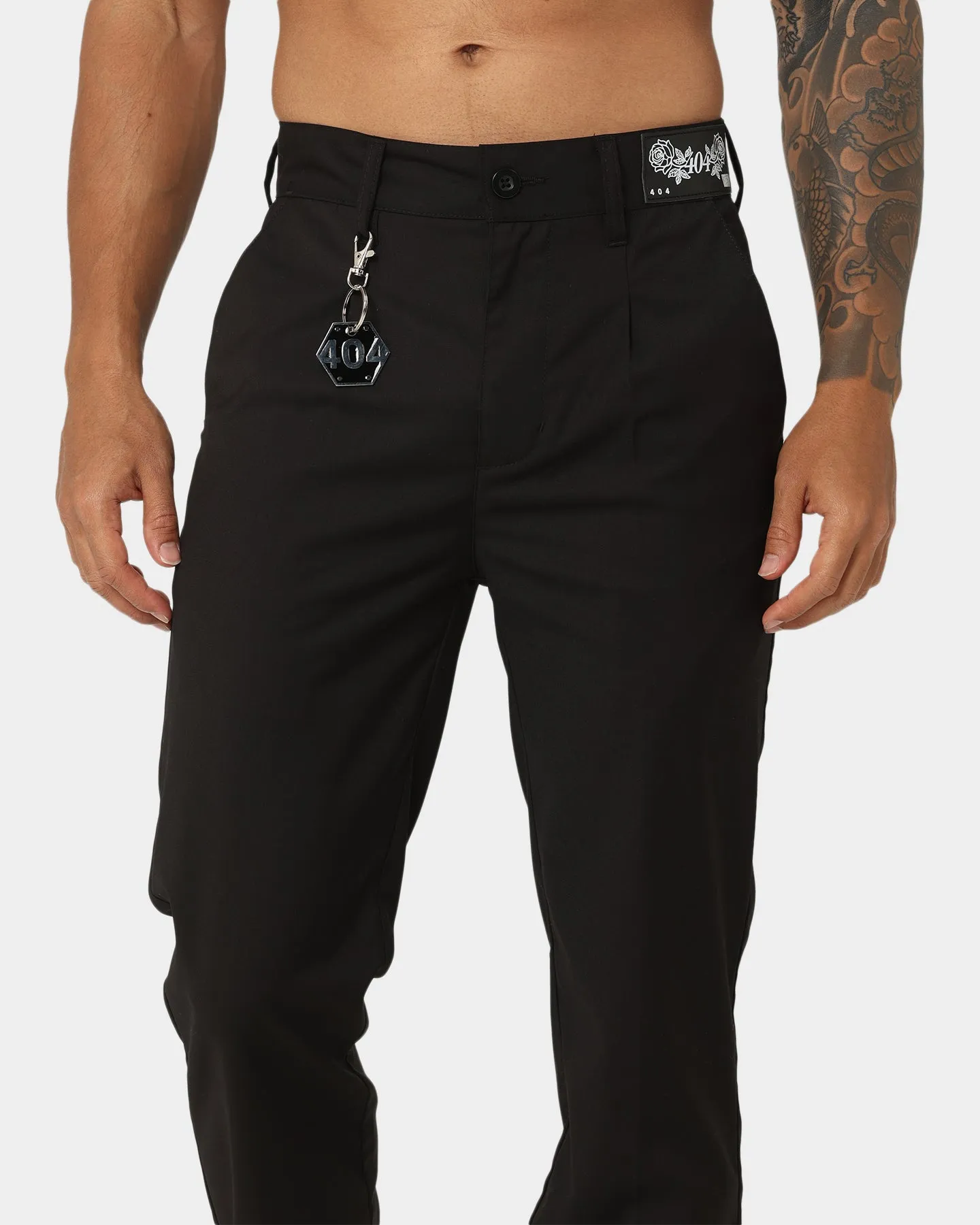 404 Heritage Zip Trouser Black