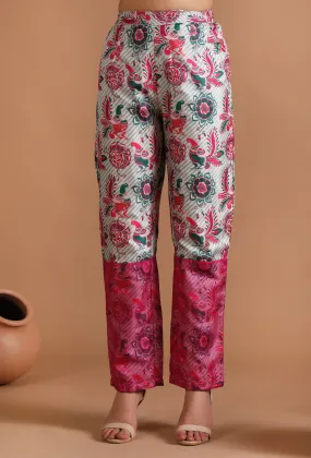 Aashna Allover Kalamkari Straight Fit Pants