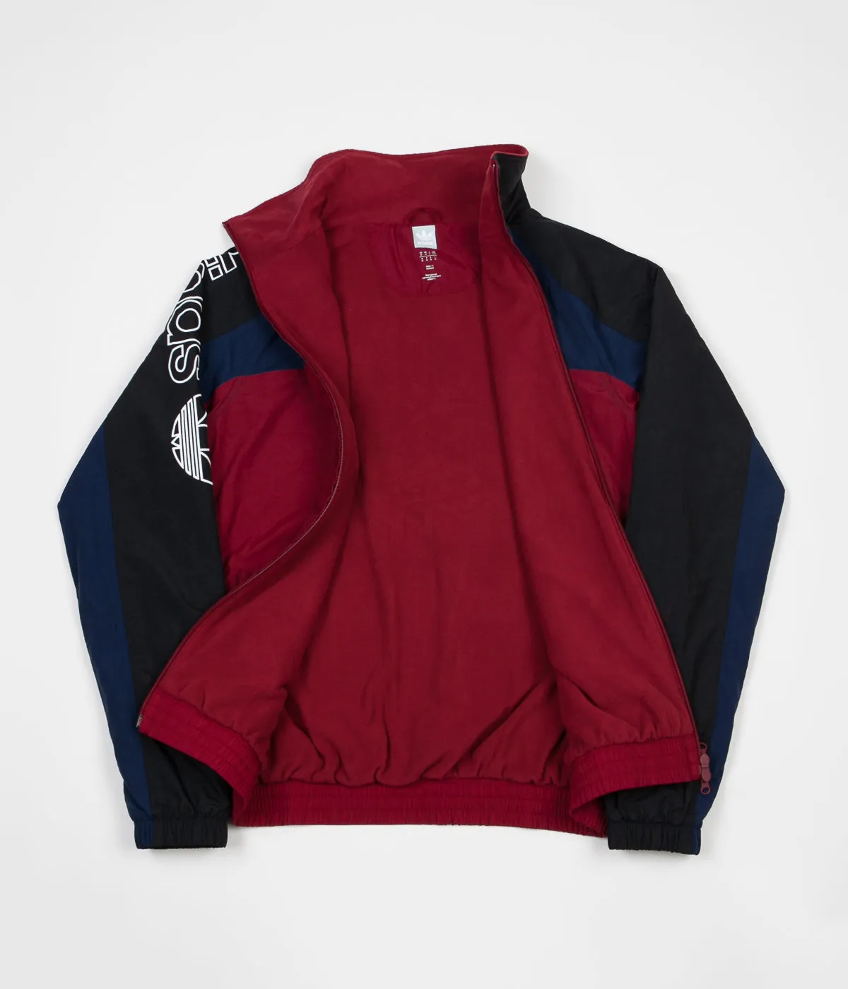 Adidas Protect Ya Neck Jacket - Black / Collegiate Navy / Collegiate Burgundy