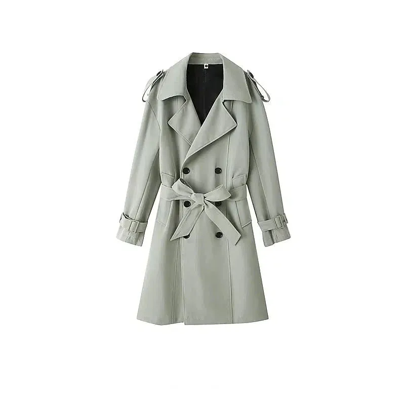 Adjustable Belt Trench Coat