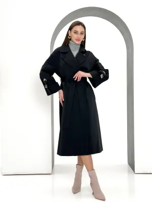 Aire Trench Coat in Black