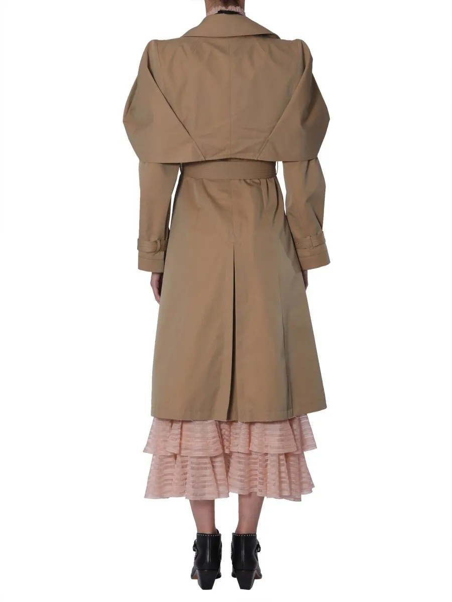 Alexander McQueen Open Sleeve Trench Coat