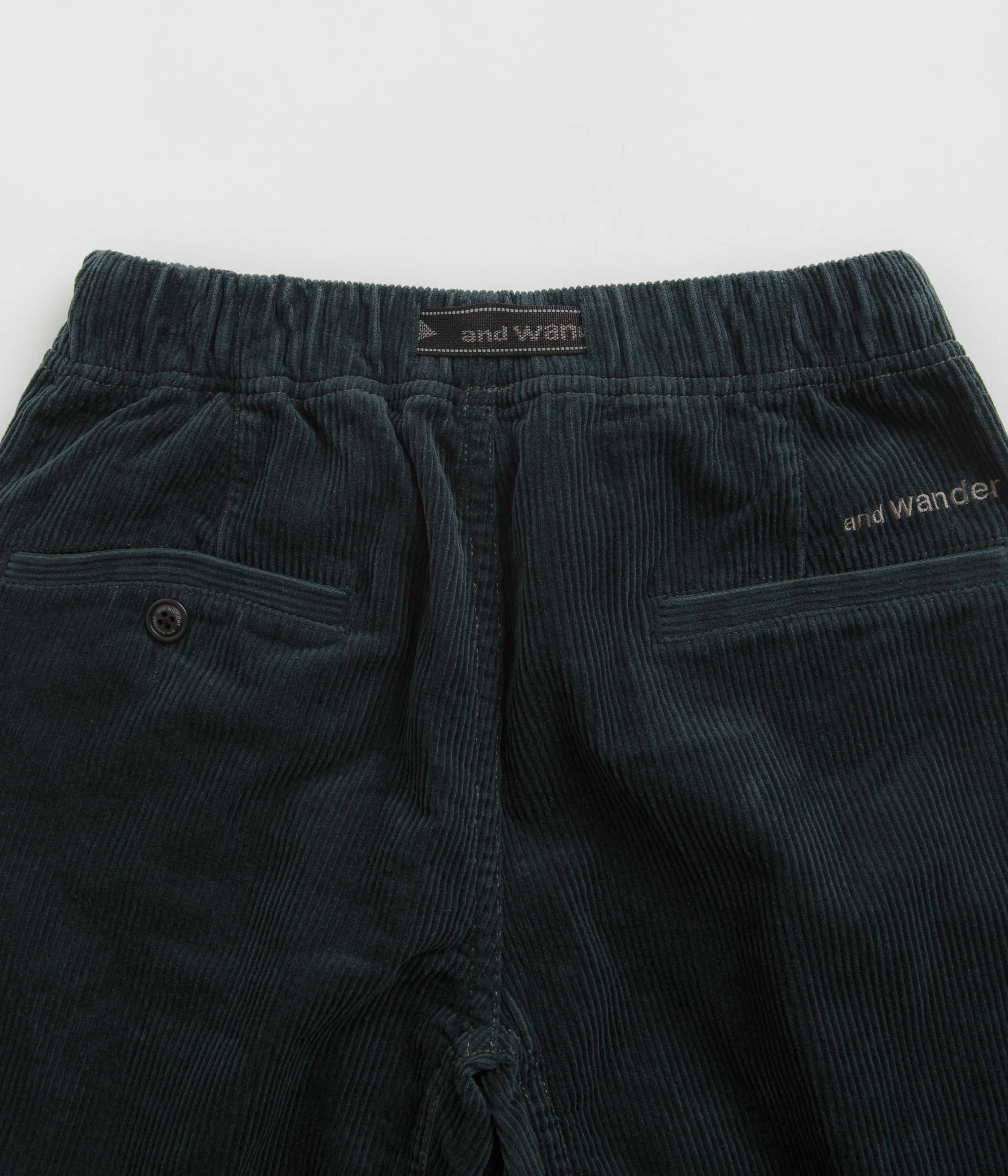 and wander Corduroy Pants - Blue Green