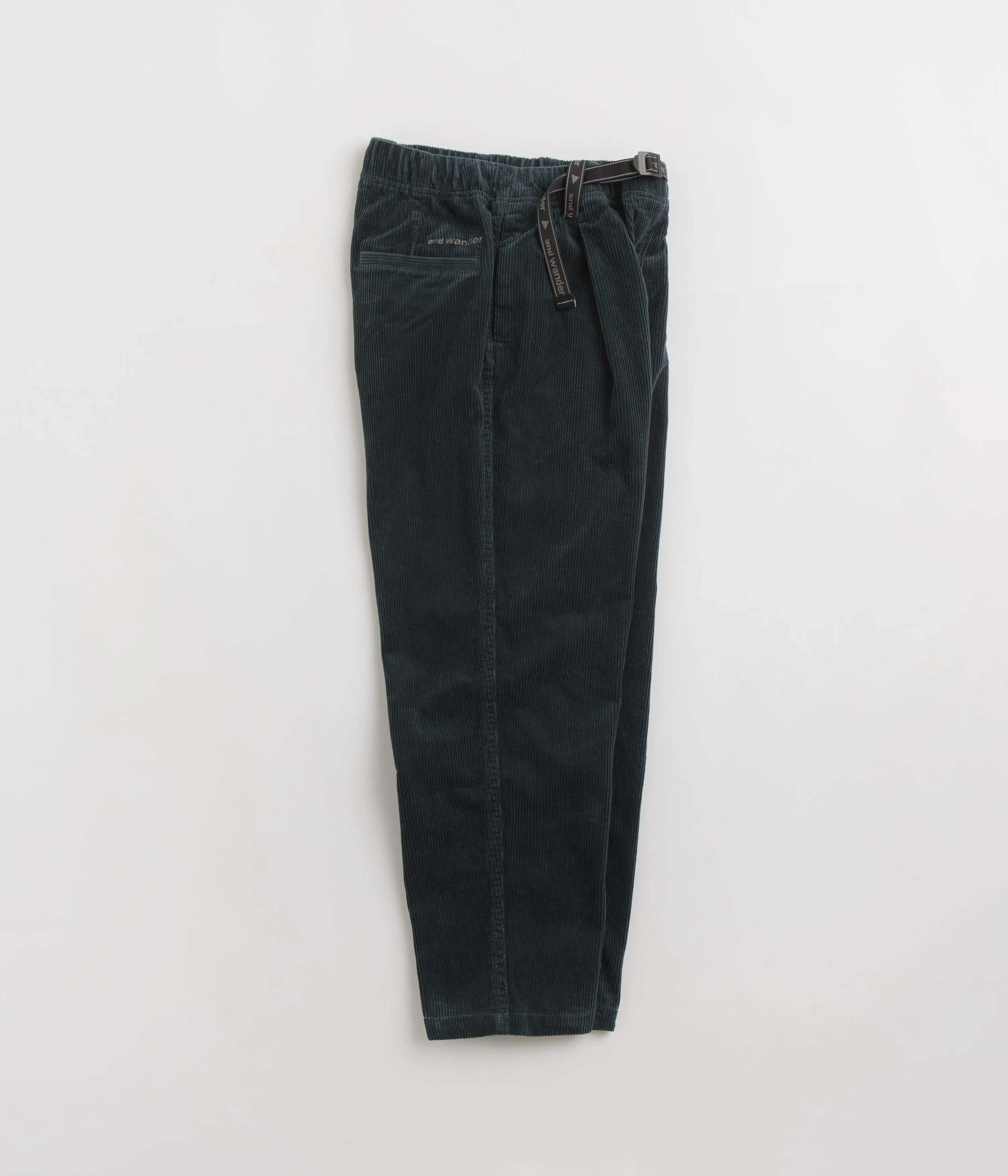 and wander Corduroy Pants - Blue Green