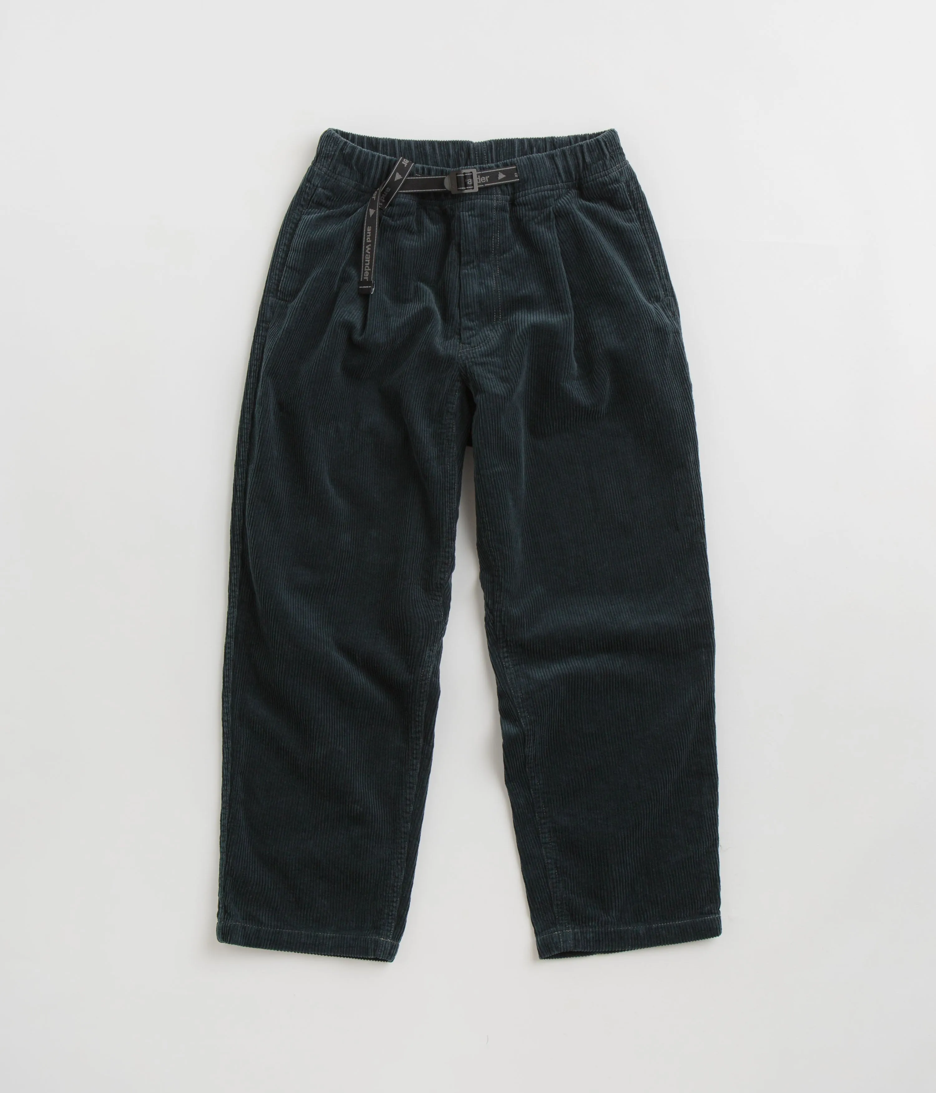 and wander Corduroy Pants - Blue Green