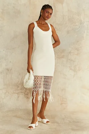 Archie Fringe Crochet Midi