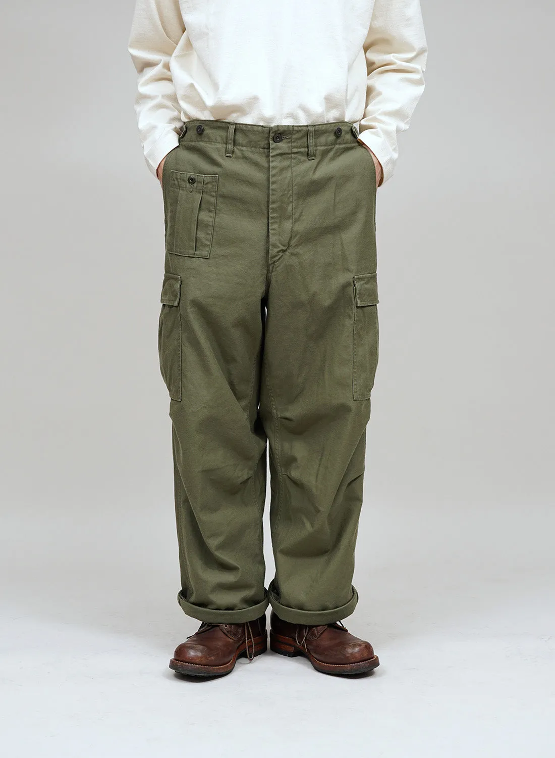 Army Cargo Pant in Dark Green