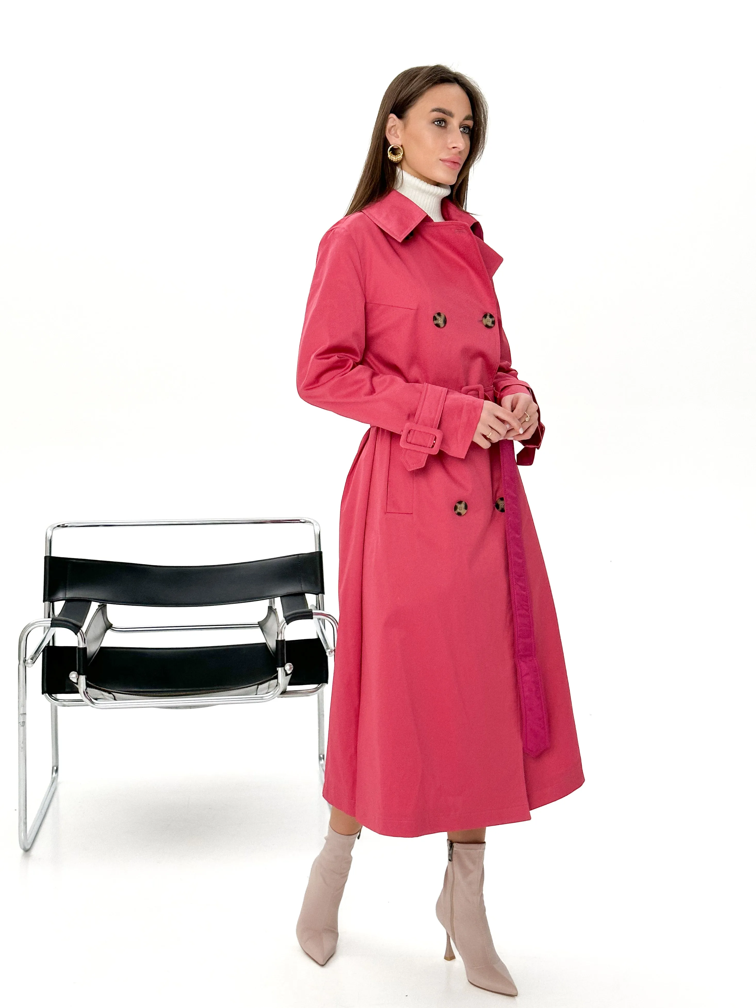 Athens Modern Trench Coat