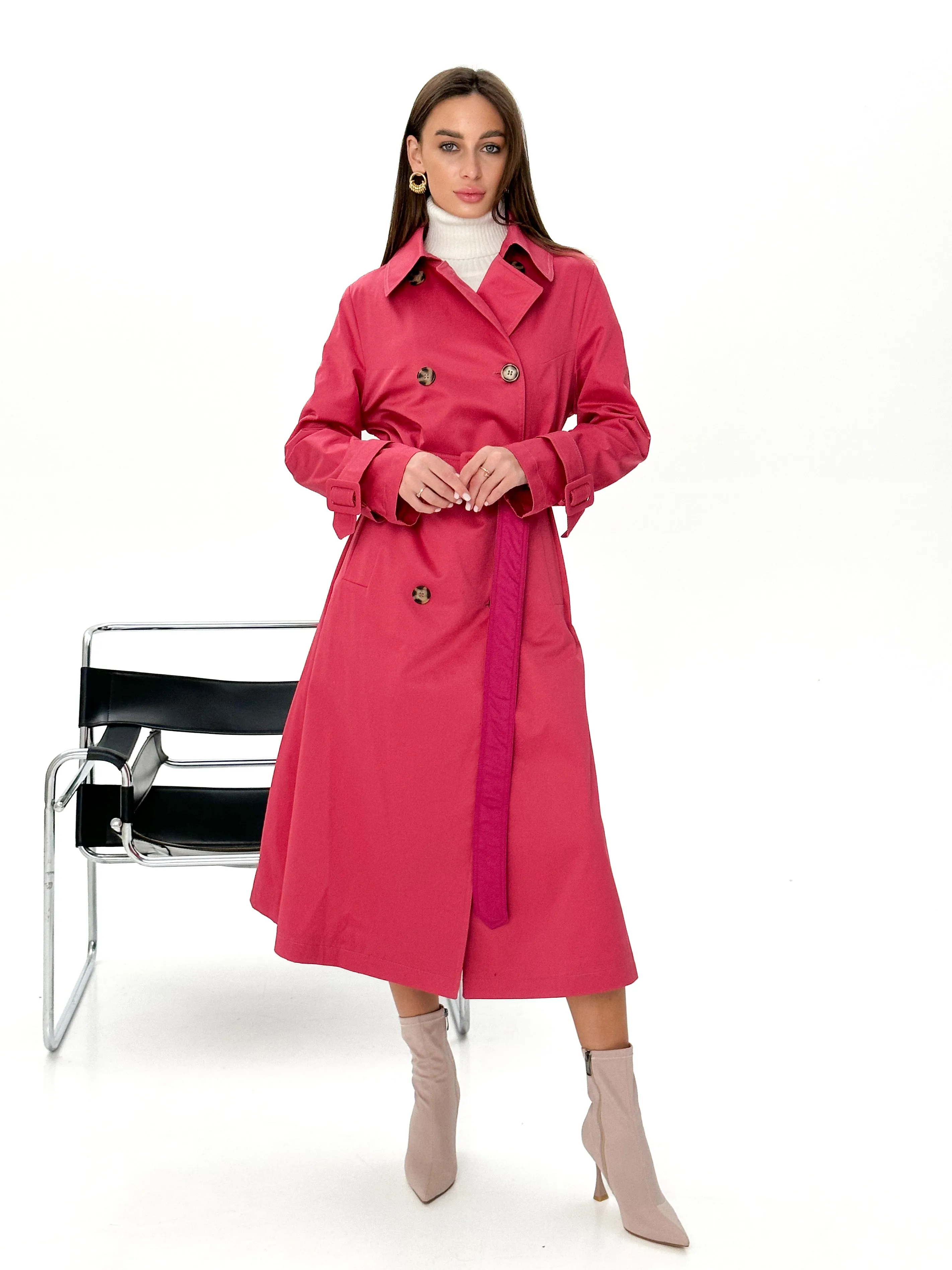 Athens Modern Trench Coat