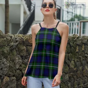 Bannerman Tartan Loose Halter Neck Camisole