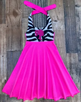 Barbie Girl Zebra Print Dress