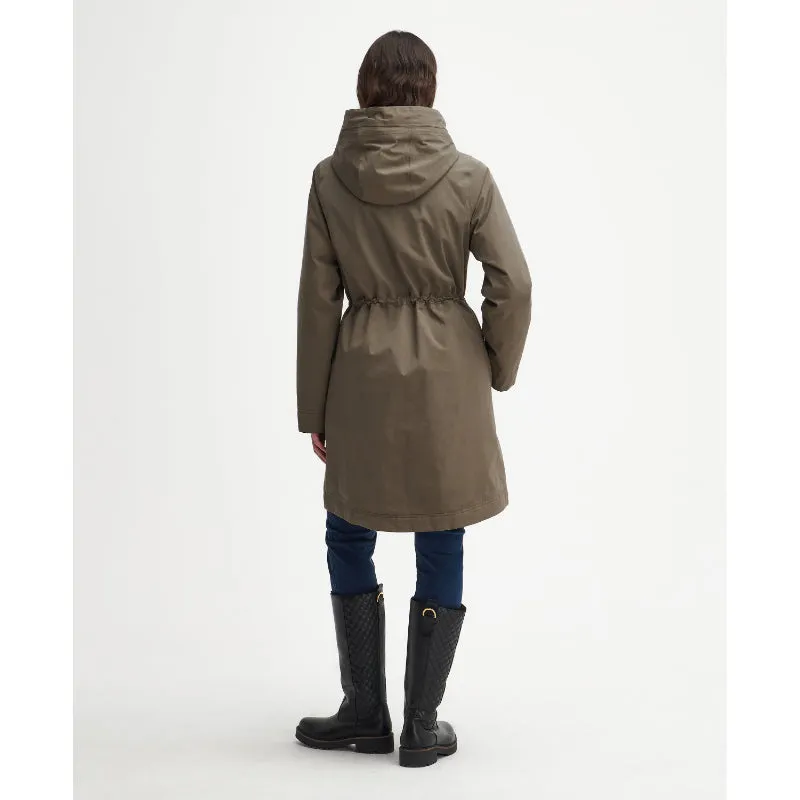 Barbour Bowlees Waterproof Ladies Jacket - Winter Moss/Classic