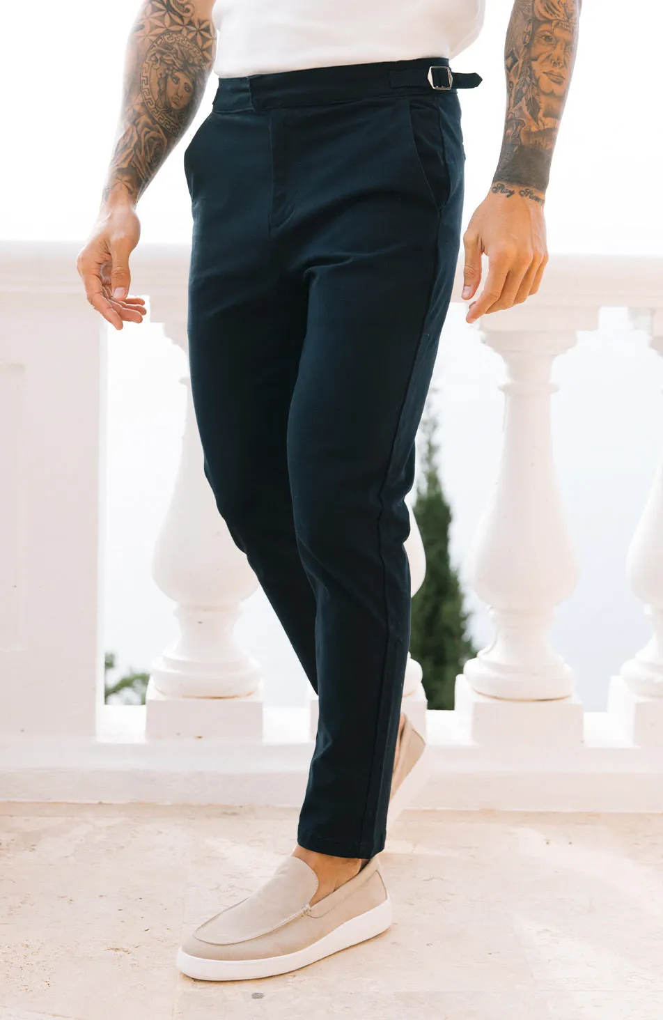 Beaufort Chinos in Navy