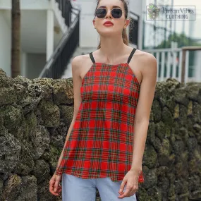 Binning Tartan Loose Halter Neck Camisole