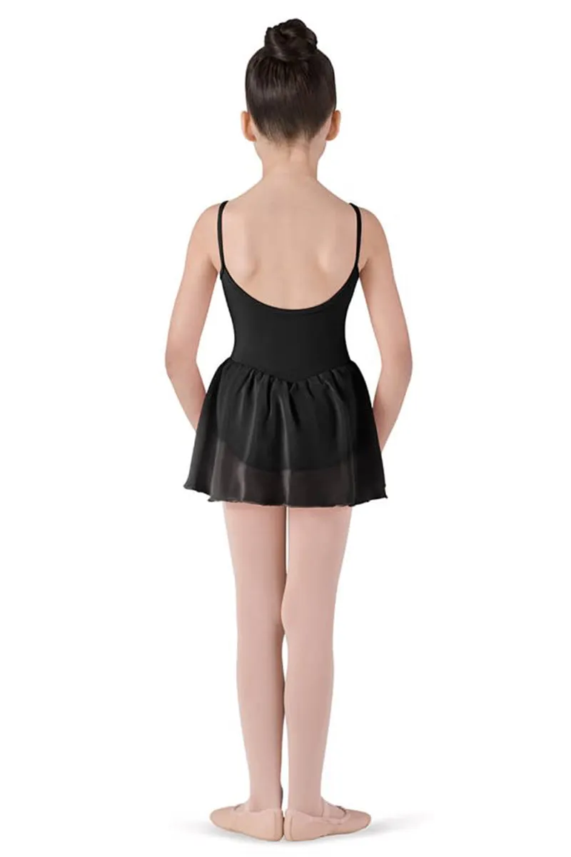 BLOCH CL3977 GIRLS SKIRTED CAMISOLE LEOTARD