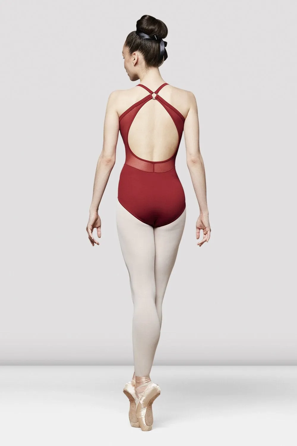 Bloch L5537 Flock Bodice Open Back Camisole Leotard (Adult)