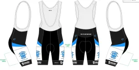 Blue Breakaway Domestique Gravel Bib-Short Men's - The Cyclery Bike Shop