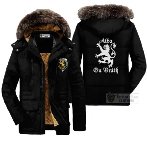 Broun Family Crest Parka Jacket Lion Rampant Alba Gu Brath Style