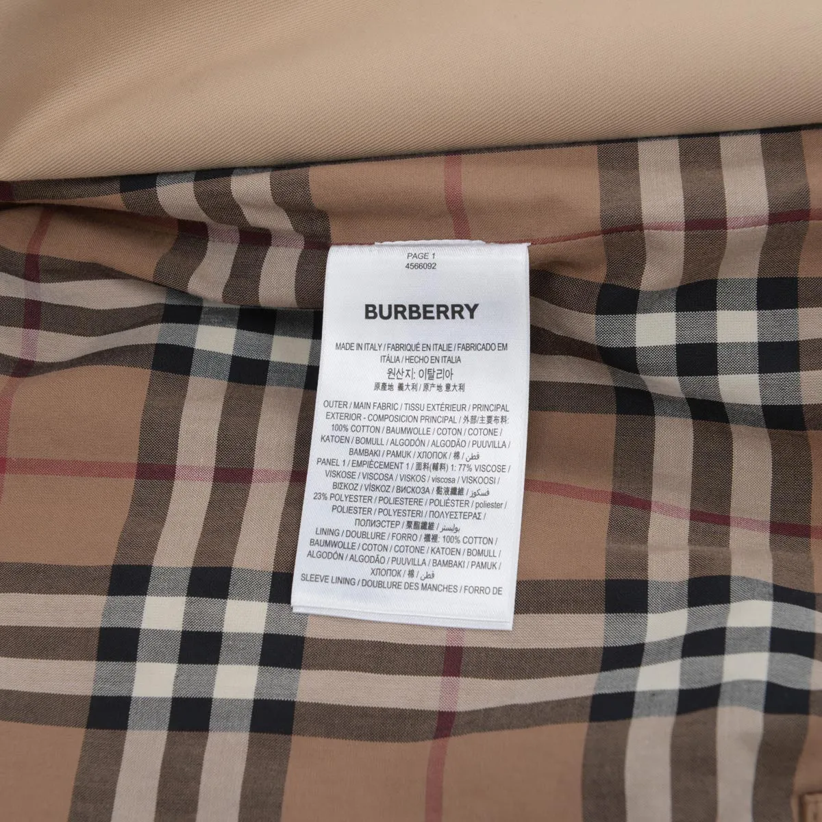 Burberry Honey Trench Coat with Draped Belt UK 4