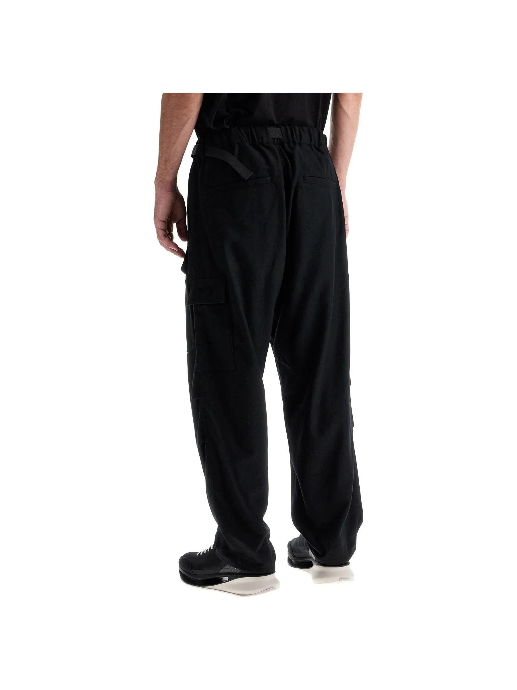 Cargo Flannel Wool Pants