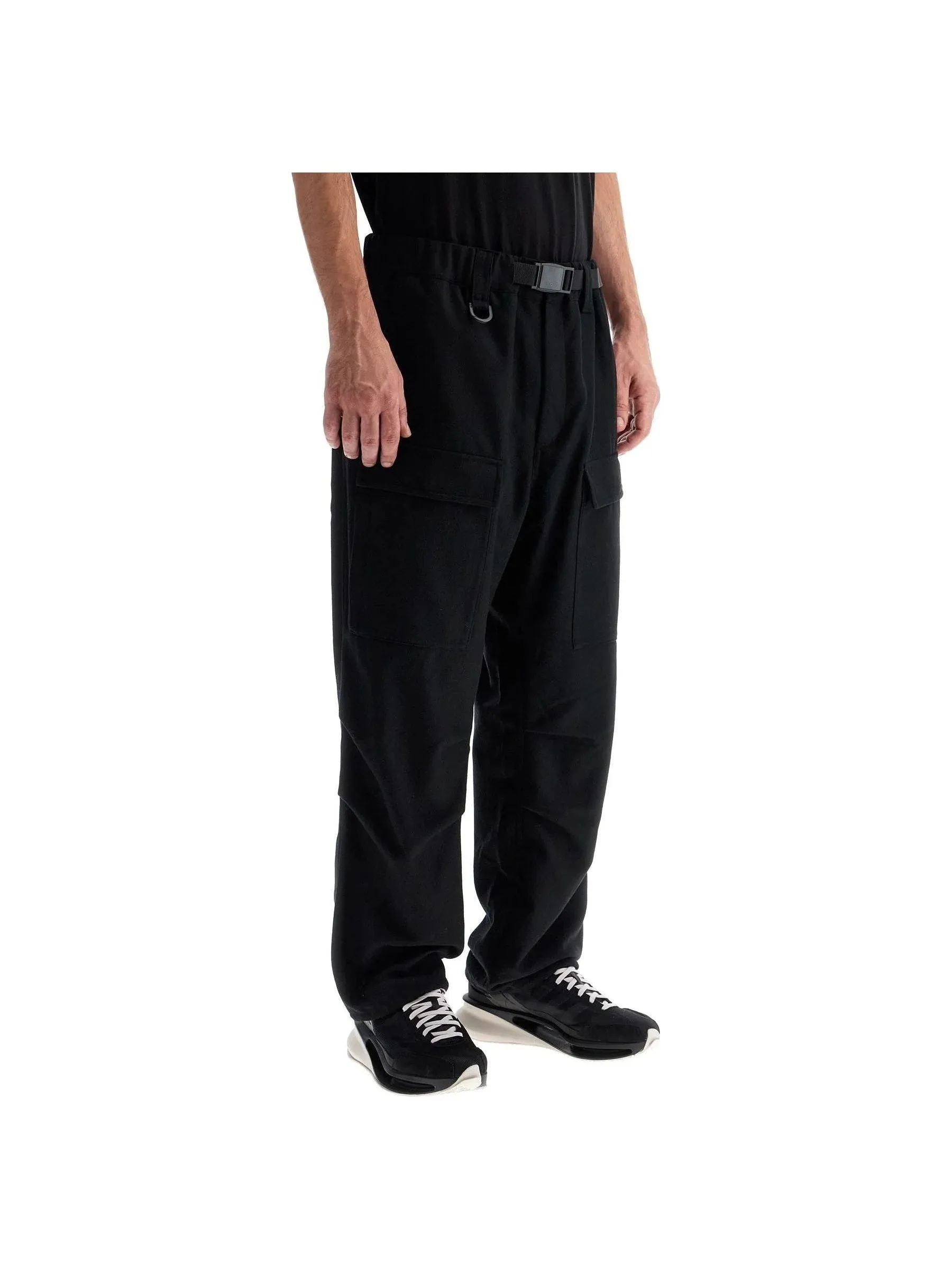 Cargo Flannel Wool Pants