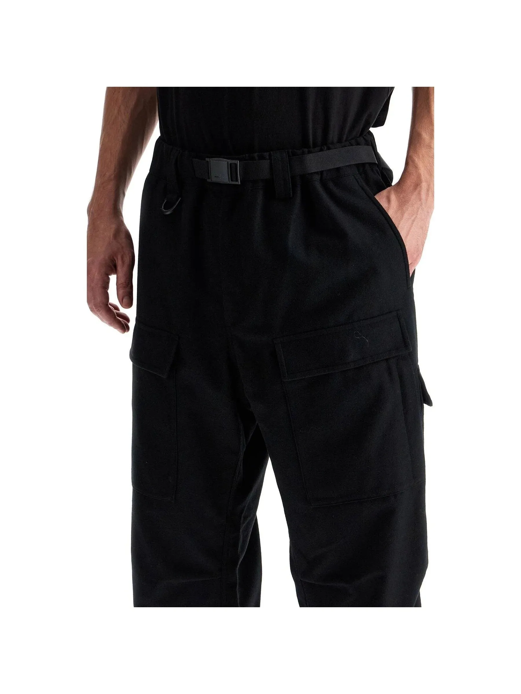 Cargo Flannel Wool Pants