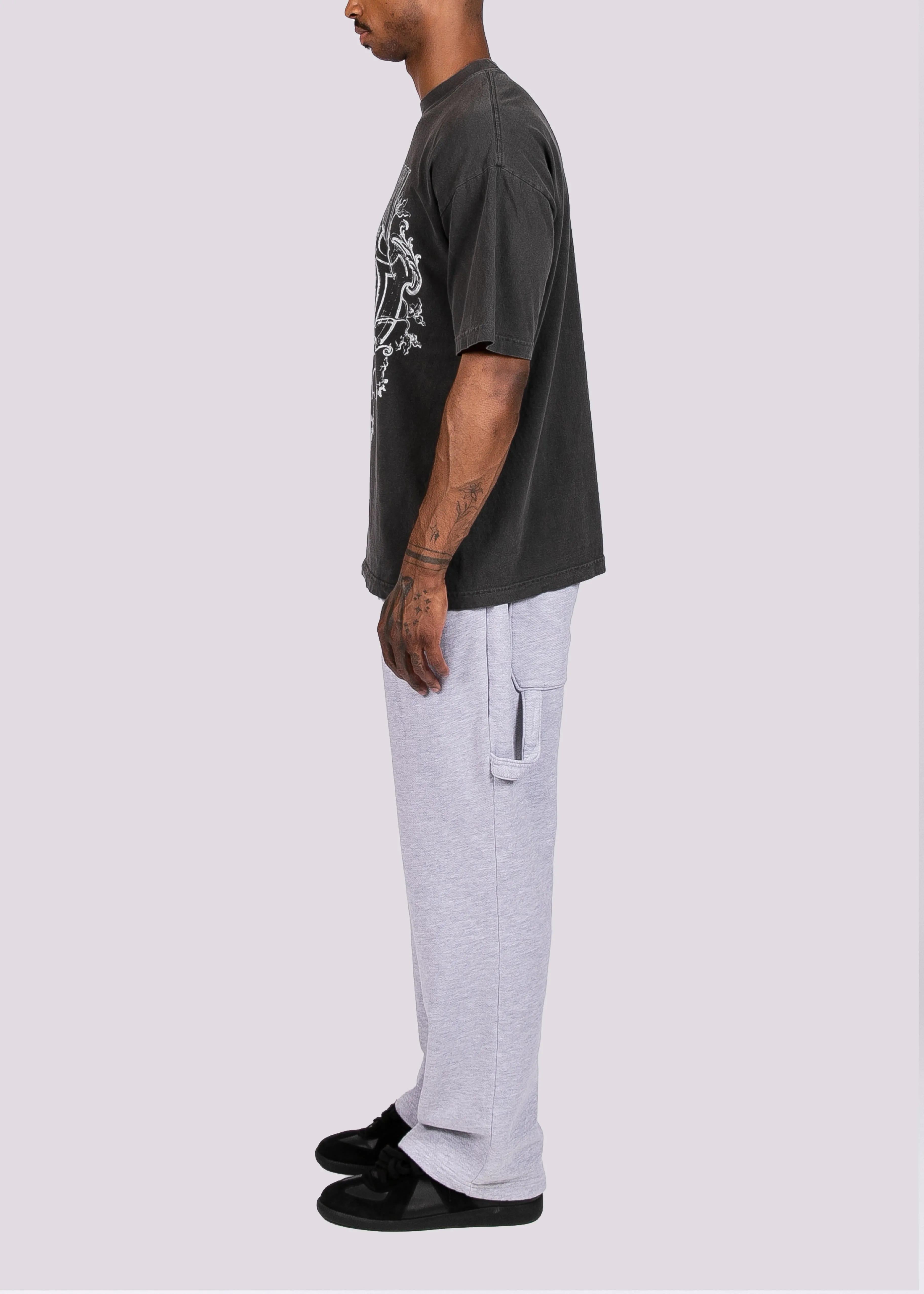 Cargo Sweatpant - Heather Grey