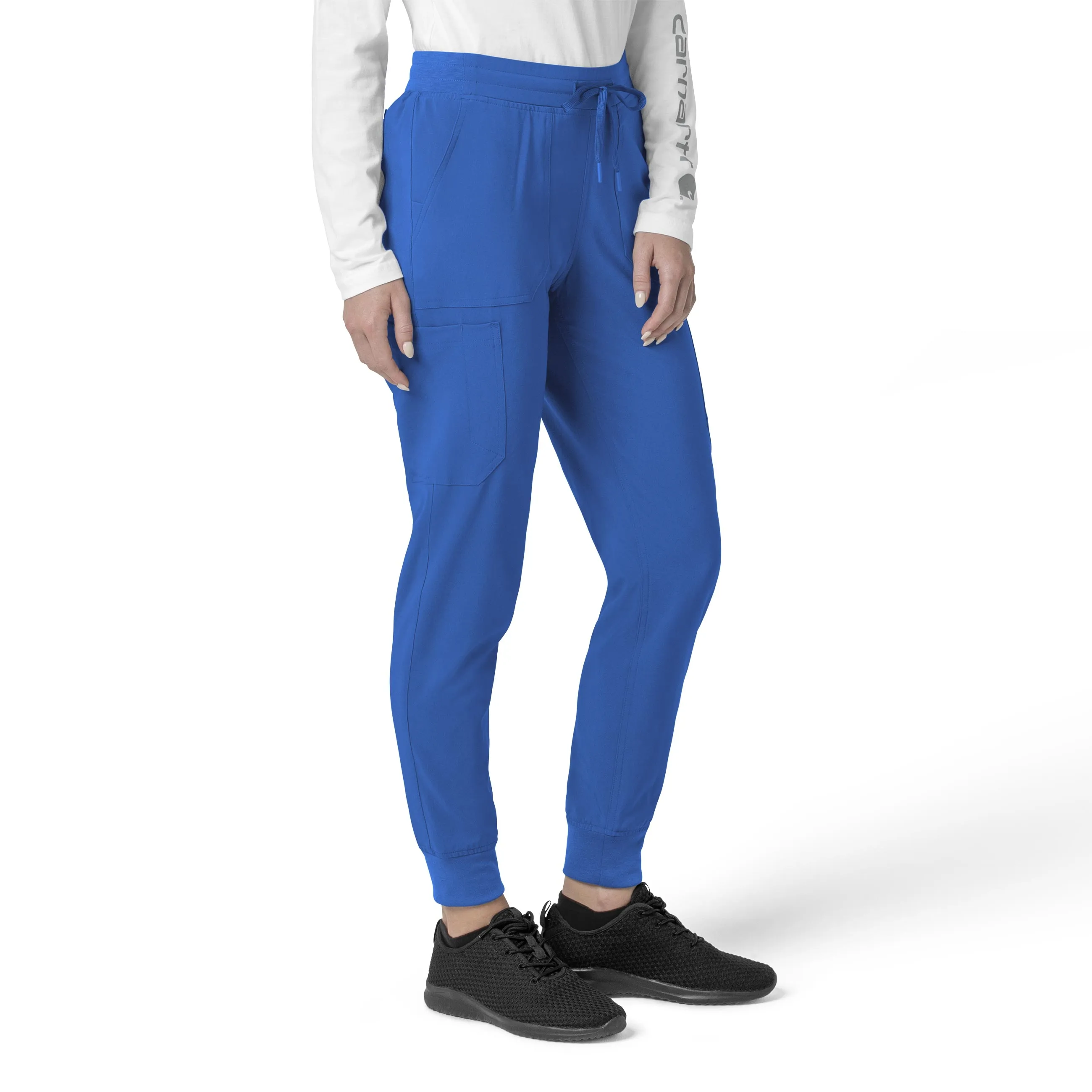 Carhartt Force Cross-Flex Women's Cargo Jogger Scrub Pant - Royal