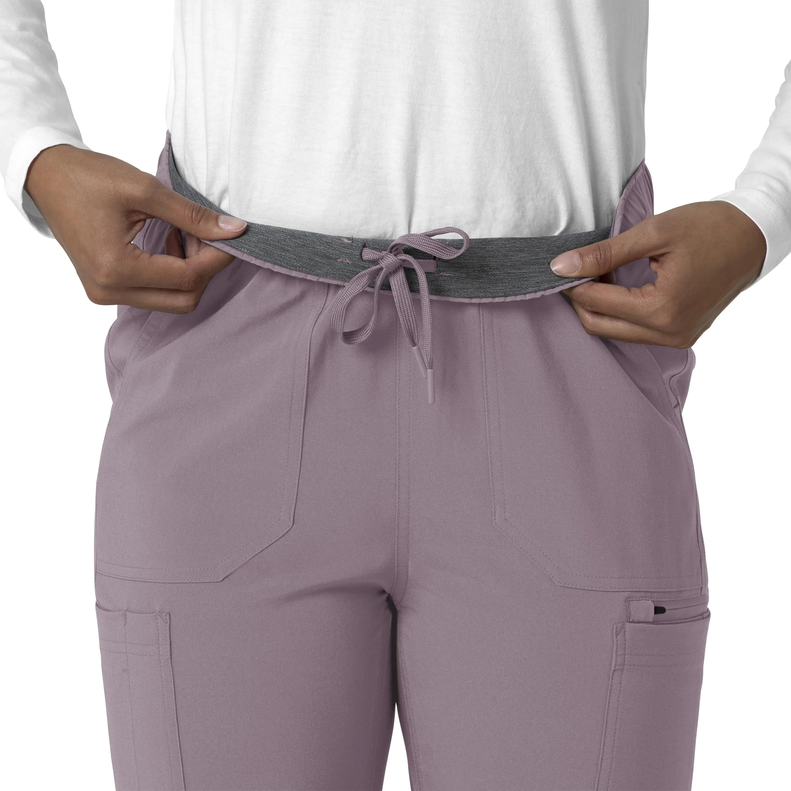 Carhartt Force Cross-Flex Women's Straight Leg Cargo Scrub Pant - Lavender Mist