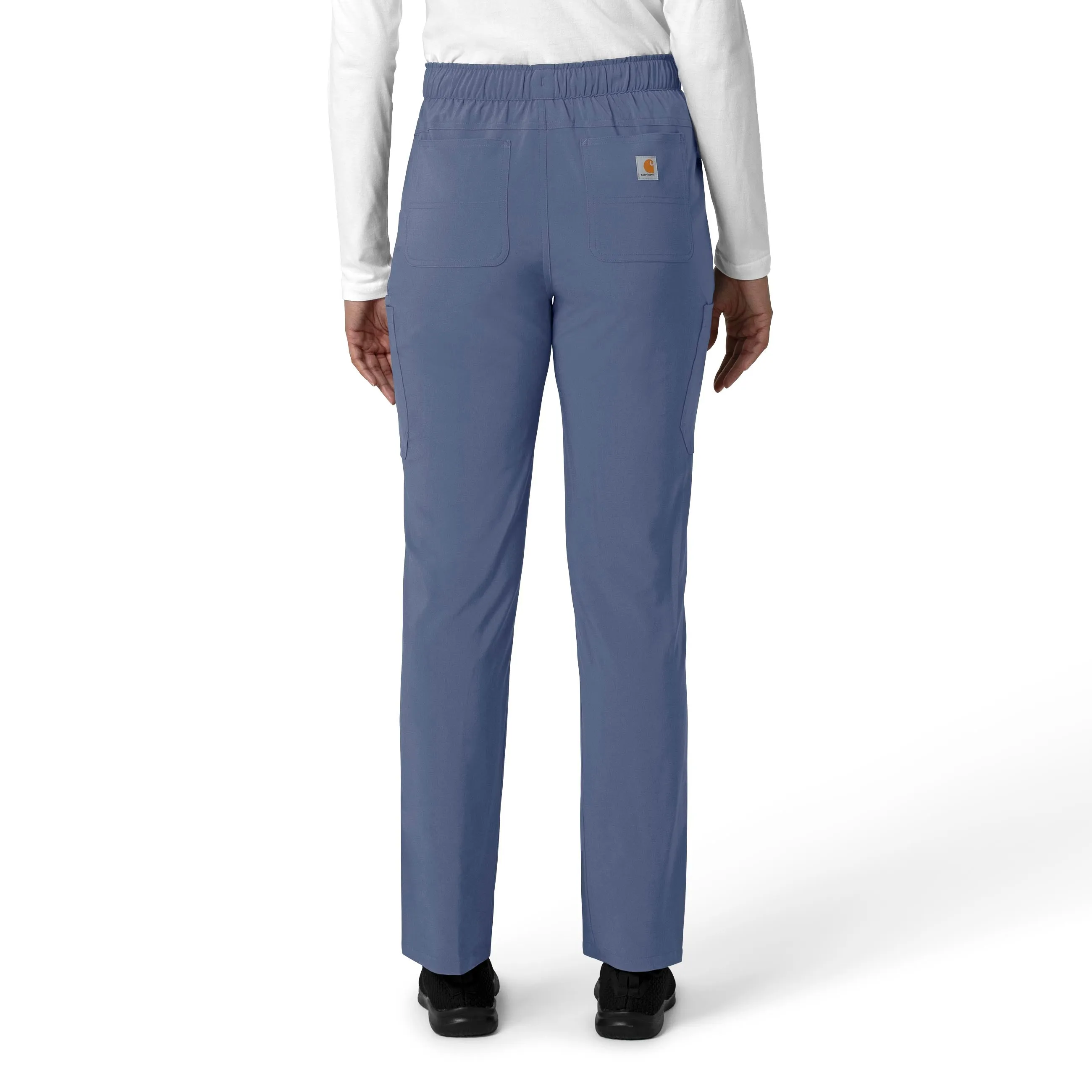 Carhartt Force Cross-Flex Women's Straight Leg Cargo Scrub Pant - Riverside