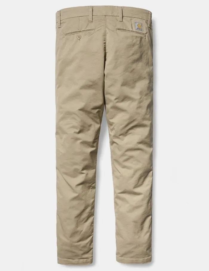 Carhartt Sid Pant Chino (Slim) - Khaki Leather Rinsed