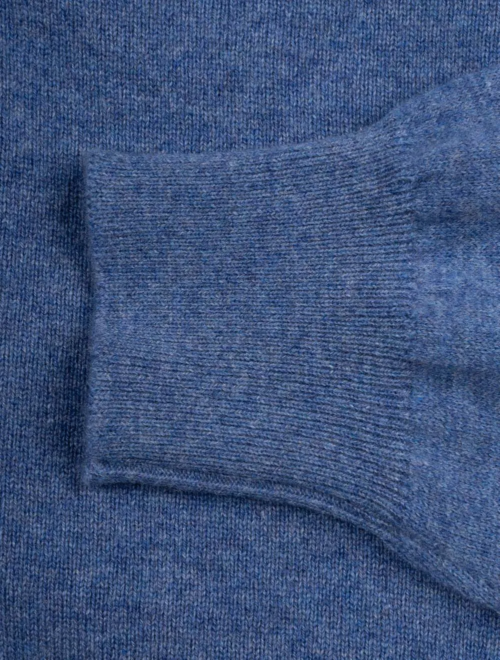 Cashmere Mock Neck Blue