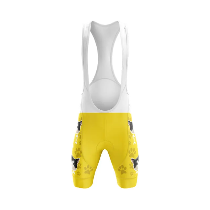 Cat Custom Face Bib & Shorts (Yellow)