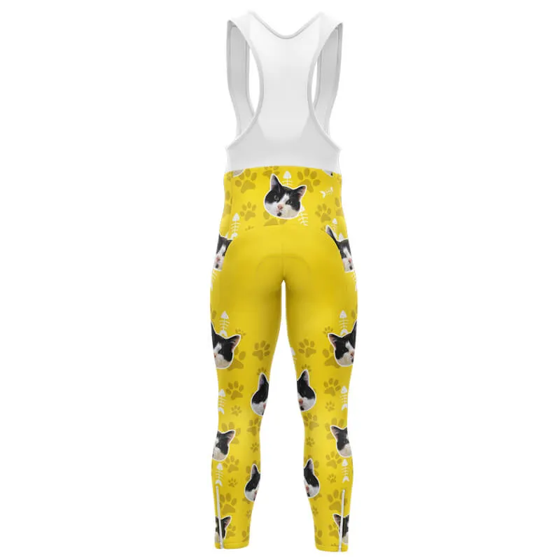 Cat Custom Face Bib & Shorts (Yellow)