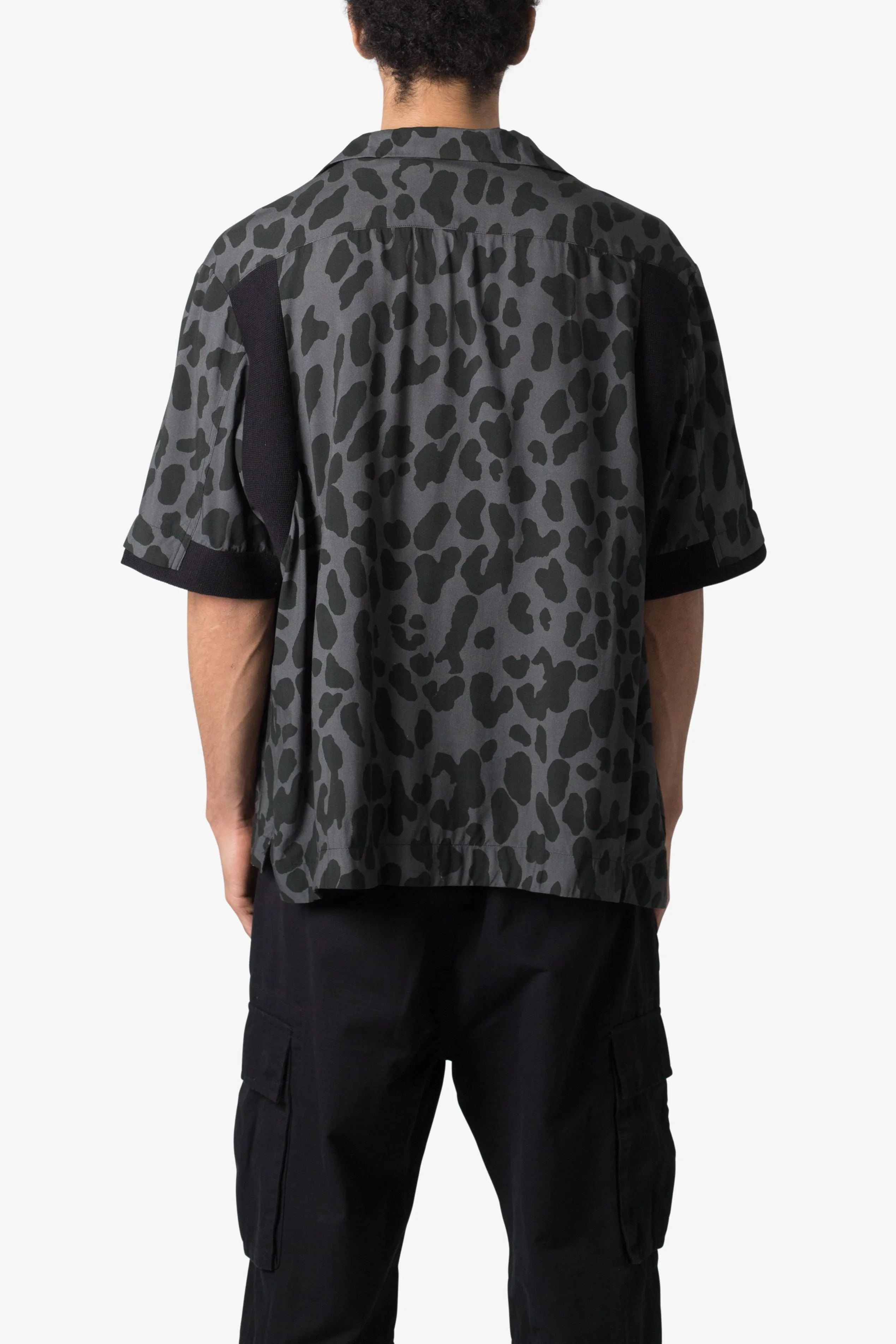 Cheetah Cargo Shirt - Black/Grey