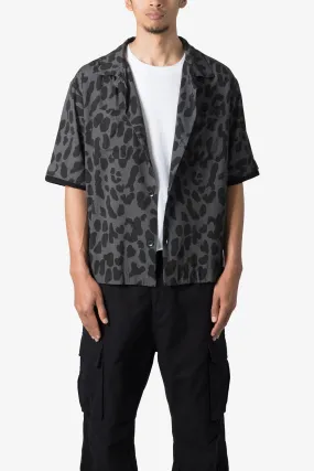 Cheetah Cargo Shirt - Black/Grey