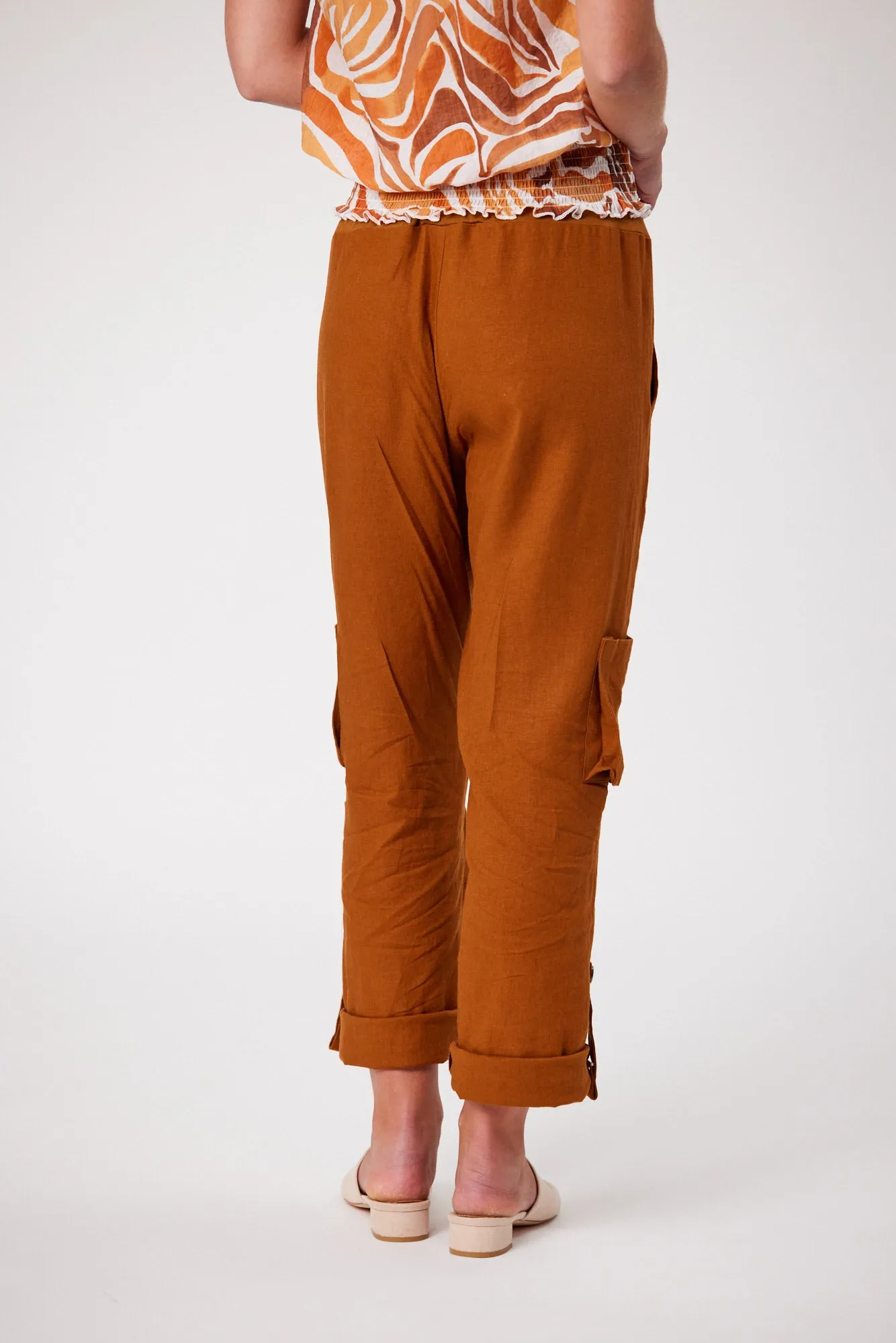 Classified Santorini Linen Blend Pant