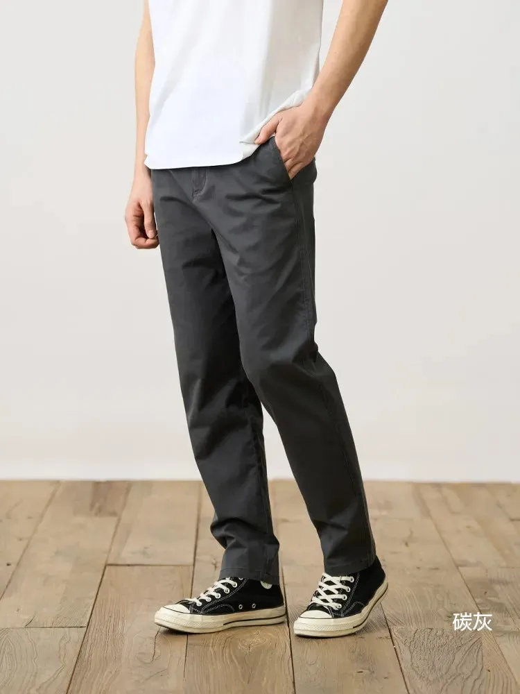 Comfortable Tapered Chinos Pants - Classical Trousers