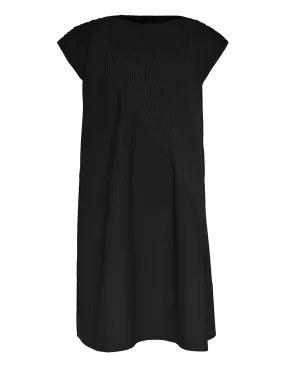 Contrast Knit Dress