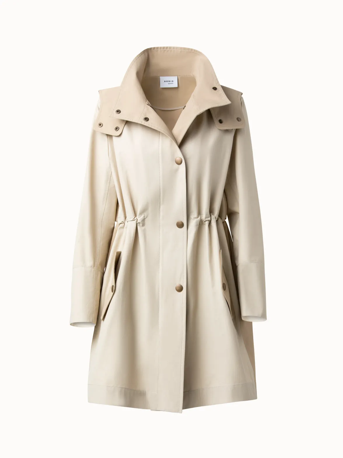 Cotton Techno Trench Coat