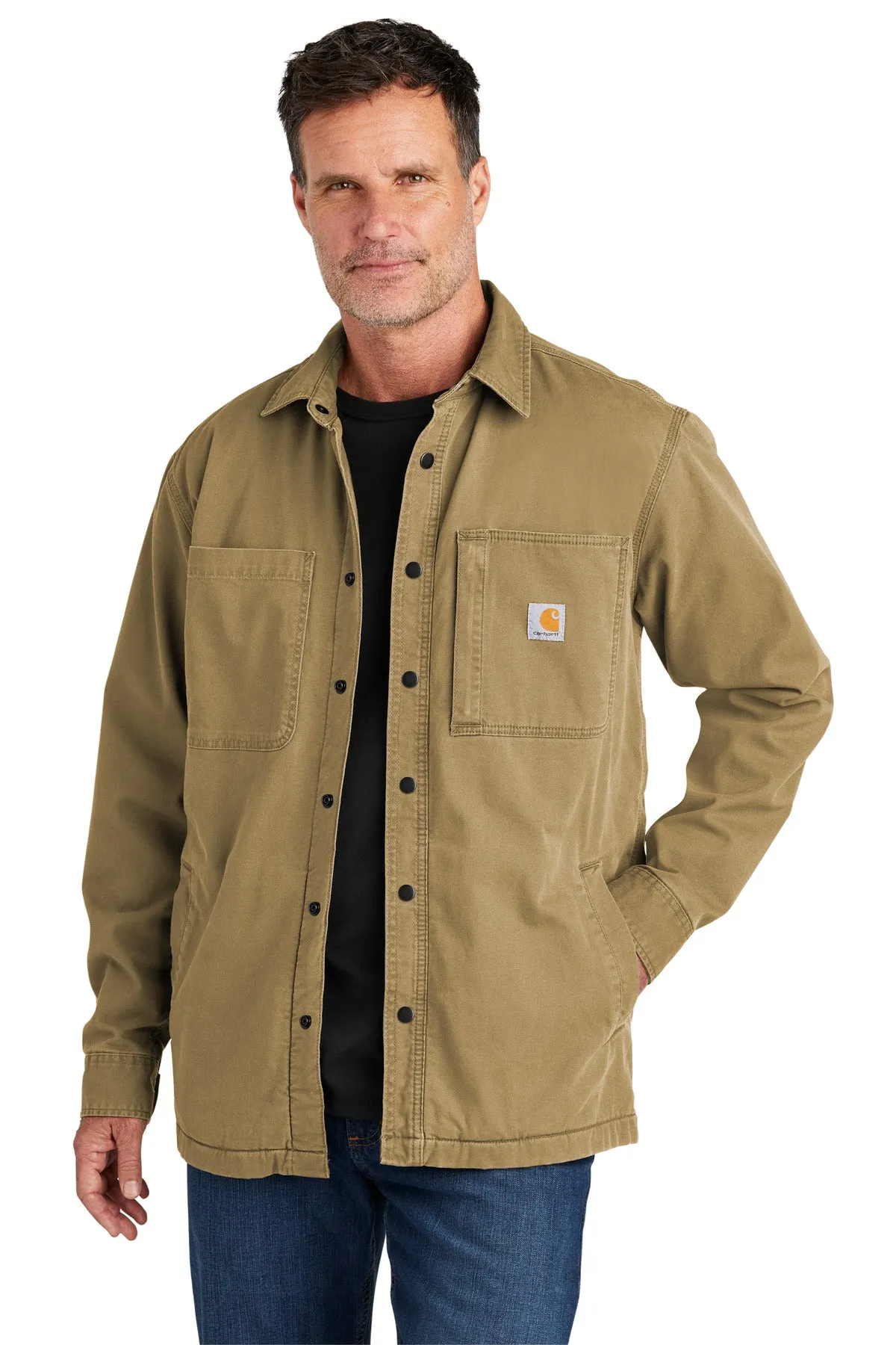 Custom Embroidered - Carhartt® Rugged Flex® Fleece-Lined Shirt Jac CT105532