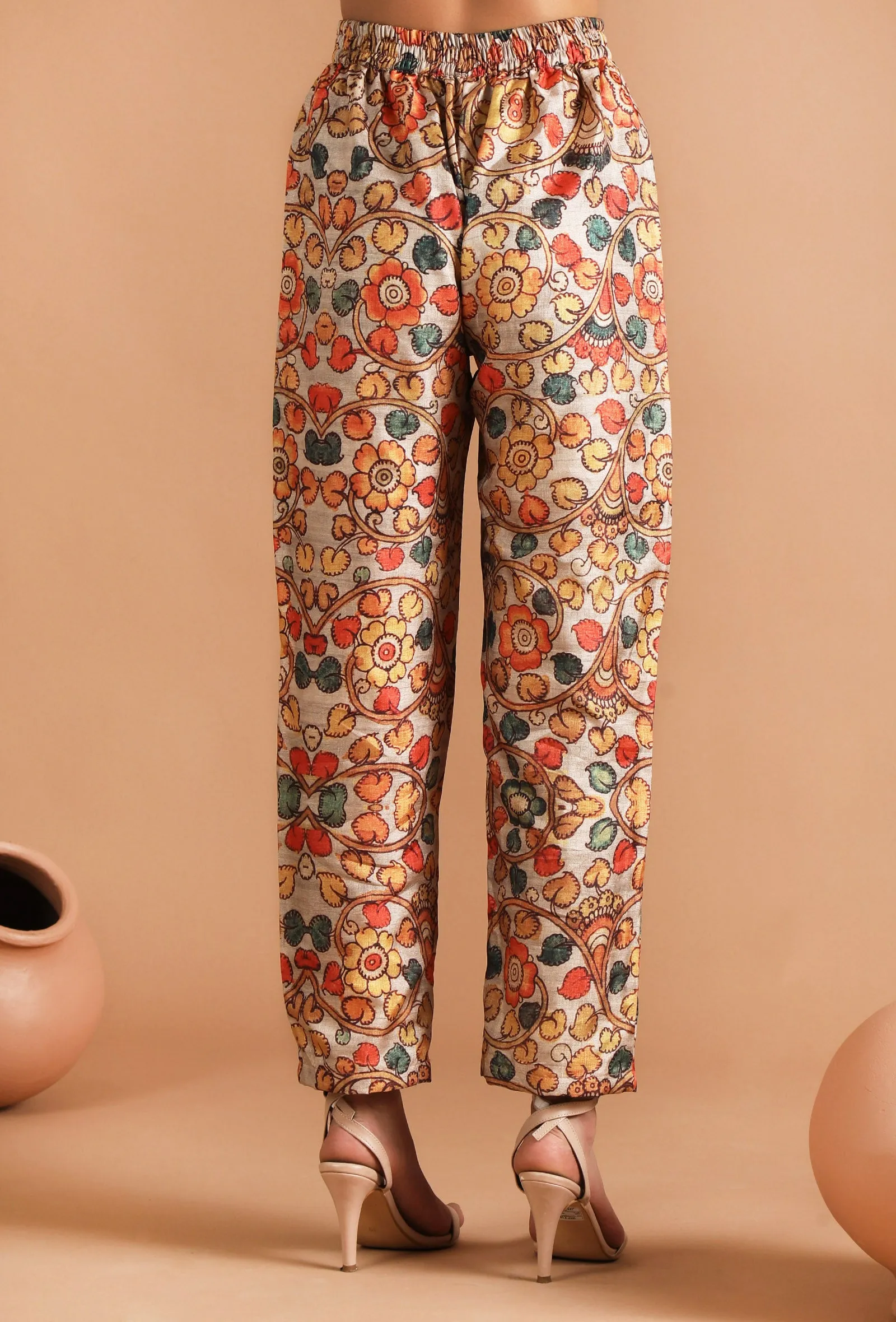 Damini Kalamkari Straight Fit Pants