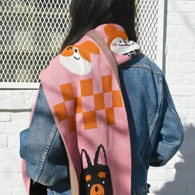 Dogs Jumbo Scarf