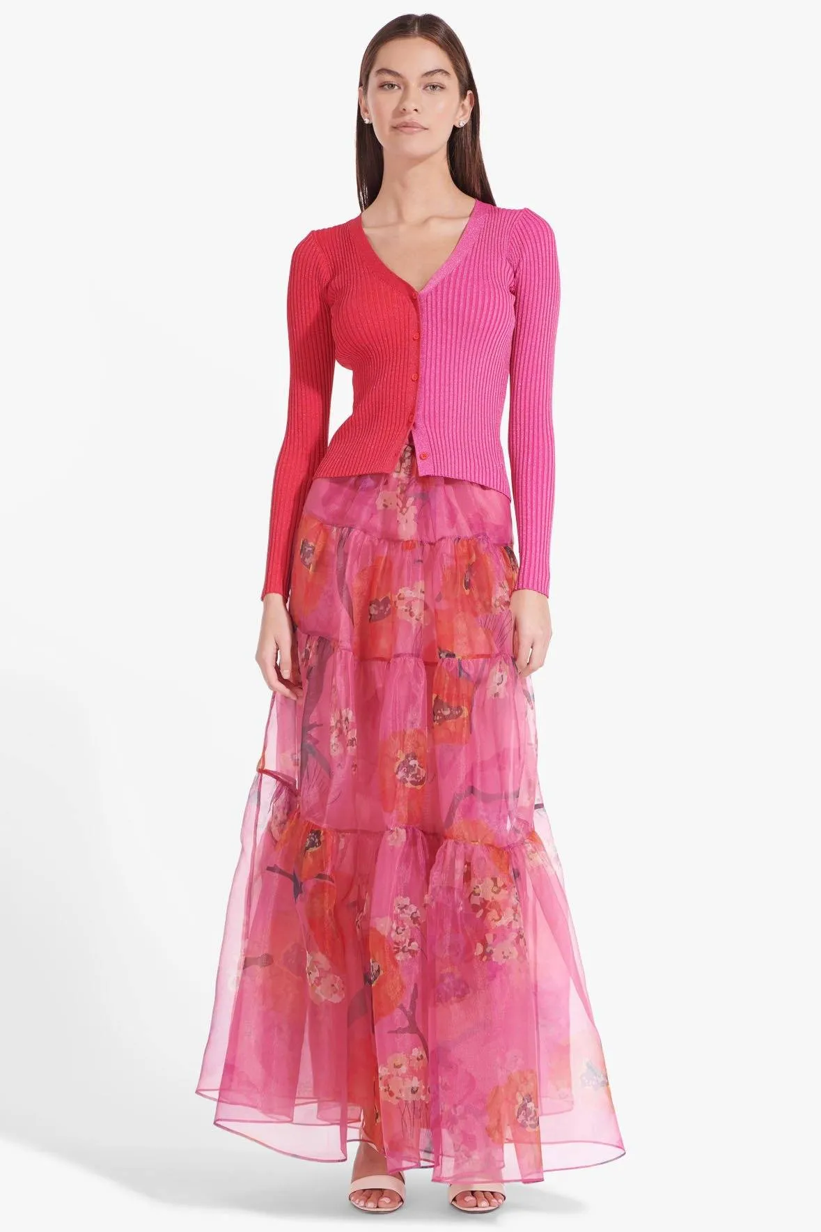 DRAGON SKIRT | CALIFORNIA POPPY PEONY