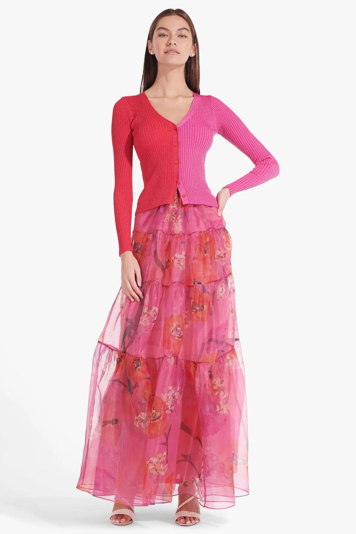 DRAGON SKIRT | CALIFORNIA POPPY PEONY