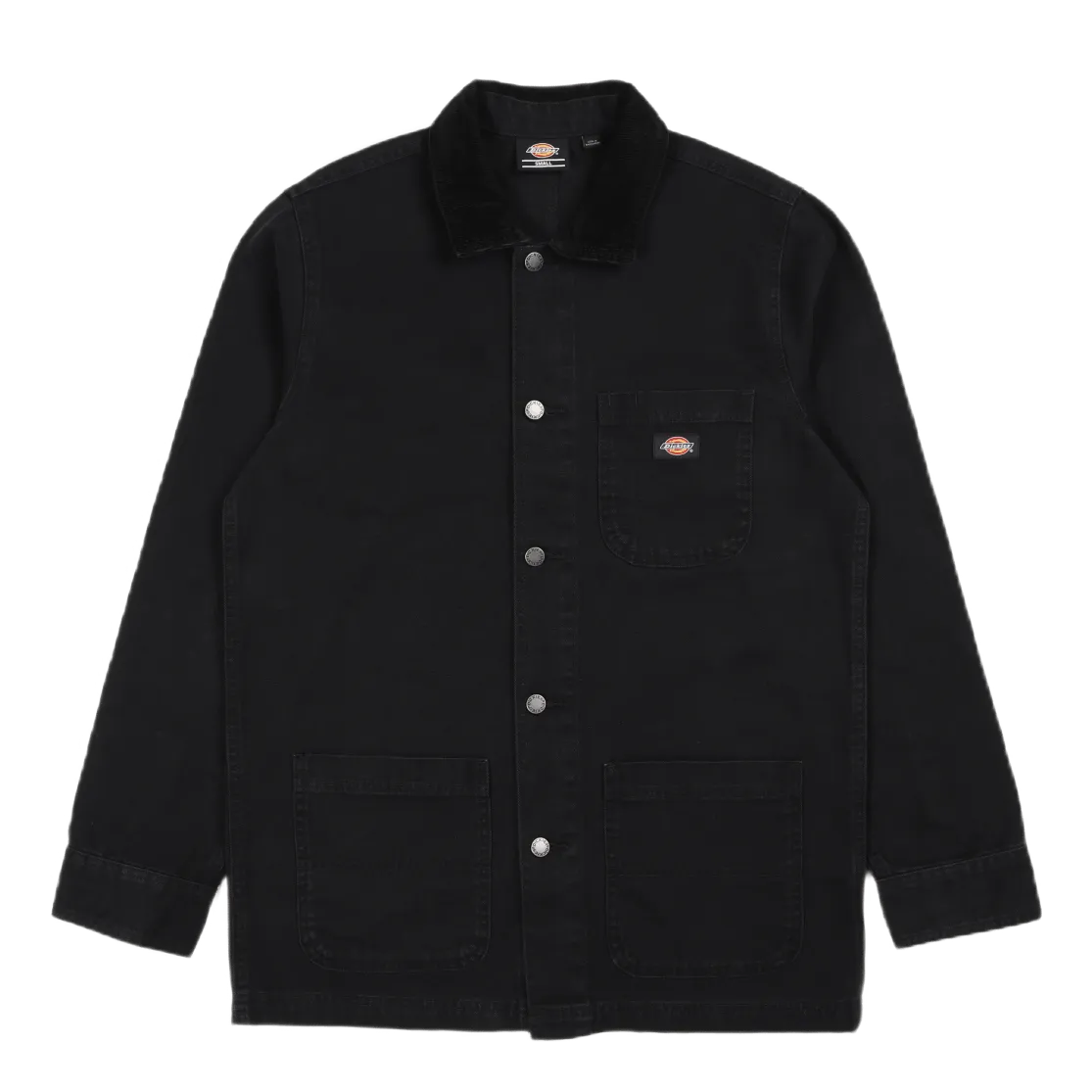 Duck Lined Chore Jacket Stone Washed Black