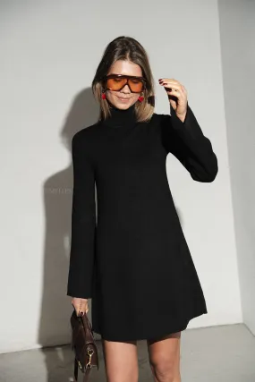 Dunia knit dress black